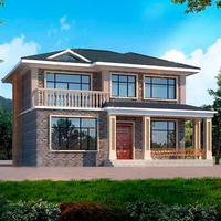 Maisons préfabriquées de conception villa portable, villas modernes