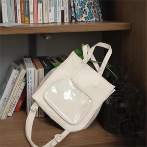 Bolsa de archivo de almacenamiento de lona Simple de Color sólido personalizable PC portátil para compras de estudiantes de escuela <span class=keywords><strong>primaria</strong></span> <span class=keywords><strong>y</strong></span> <span class=keywords><strong>secundaria</strong></span> - Product Image 2