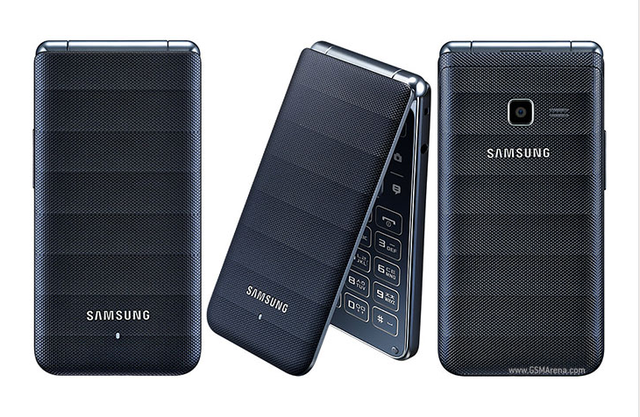 3G/4G Keypad Folder Smart Phone for SAMSUNG G1650 galaxy Folder2 Mobile Phone 3.8 Inch Touch Screen Feature Phone
