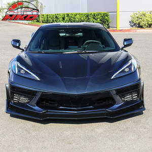 Alerón Delantero Compatible con Chevy Corvette C8 Z51 2020-2025 STG 3 Estilo ZR1 Negro Brillante, Piezas de Auto de Alta Calidad, Kit de Carrocería - Product Image 2