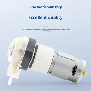 Pompe péristaltique miniature LEFOO LFP102ADB, auto-amorçante, pour laboratoire, en plastique technique, 20 ml/min - Product Image 4