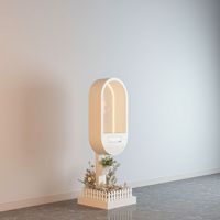 Cabine téléphonique rétro en fer forgé pour mariage, interphone audio, livre d'or, décoration d'ambiance LED sans fil, utilisation intérieure/extérieure, Europe