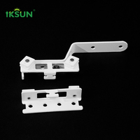 IKSUN usine OEM main tirer corde rideau piste Manuel S pli rideau rail filaire ondulation pli rideau avec système de poulie