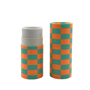 Biodegradable Cylinder <b>Cardboard</b> <b>Tube</b> Kraft Paper Cosmetic Container for Lipstick, Deodorant, Sunscreen & Lip Balm Packaging - Product Image 5