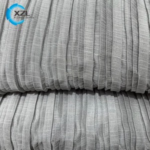 Di alta qualità leggero e traspirante di lusso 100% poliestere Plain Crinkle Crinkle Chiffon tessuto per il vestito - Product Image 4