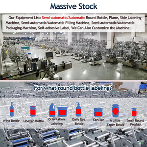 Tốt nhất bán tự động chai nhãn máy có thể Jar labeler Applicator Sticker máy dán nhãn cho vòng chai - Product Image 2