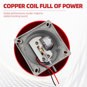 กระดิ่งเตือนไฟไหม้พร้อม<span class=keywords><strong>24VDC</strong></span> พลาสติกฐานขนาด6นิ้ว - Product Image 4