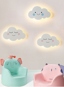 Modern Indoor Cloud <strong>Nursery</strong> Bedroom <strong>Wall</strong> Decorative LED Aluminum <strong>Wall</strong> Lamp with Multiple Colors and <strong>Lighting</strong> - Product Image 6