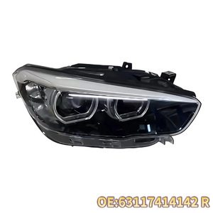 63117414141 63117414142 Faro OEM per <span class=keywords><strong>BMW</strong></span> Serie 1 <span class=keywords><strong>F20</strong></span> 2016-2019 Fari LED Base Nera/Bianca - Product Image 4