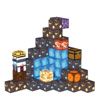 Cubos magnéticos de 36 piezas, juego de cubos de bloques de construcción educativos con todo incluido, artesanía de plástico diseñada para niños