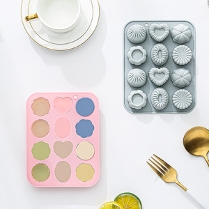 Heart Flower Design Nonstick <b>Silicone</b> Cake <b>Molds</b> Food-Grade Reusable Cute <b>Silicone</b> Magnetic <b>Chocolate</b>, Candy & Ice DIY <b>Mold</b> - Product Image 2