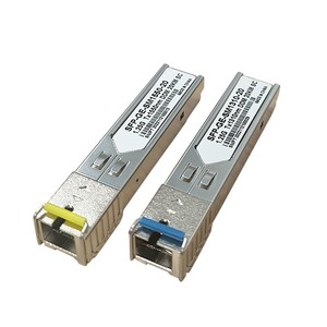 Módulo óptico SFP Gigabit Monomodo Fibra única 1,25G Puerto SC 20KM Módulo óptico Compatible con interruptores de todas las marcas - Product Image 5
