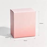 Ensemble d'emballages personnalisés, boîte à parfum rose de luxe avec étiquette autocollante, logo personnalisé, boîte à parfum en carton, vente en gros