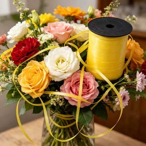 Nastro Rotondo Opaco Giallo di Alta Qualità Party Love 500m per Palloncini Decorativi e Uso Creativo - Product Image 5