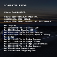 Sorghum 56053031AD Reifendruck-TPMS-Sensor 433MHz 2008-2013 für Chrysler 200 300 für Town Country Dodge Avenger Grand Caravan
