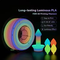 Lyjenny Biodegradable PLA filamen 1kg berwarna bercahaya ungu gelap Printer 3D batang plastik impor PLA granule