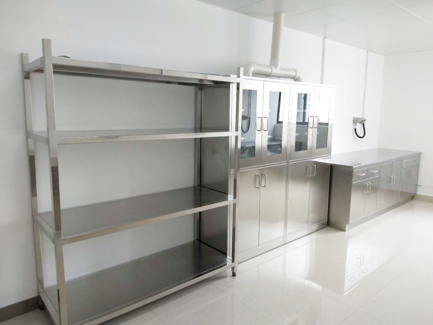Clean Room Stainless Steel Lab Bench GMP
