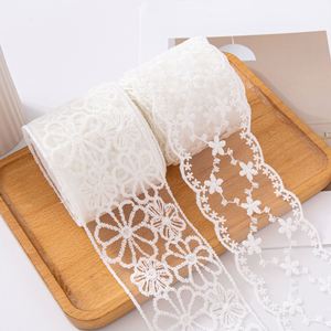 Ruban de dentelle brodé à bords ondulés pour vêtements et sous-vêtements, emballage de Noël et rubans cadeaux - Product Image 2