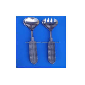 Juego de cubiertos de cuchara con mango de resina blanca moderna, cubiertos decorativos para cocina, Material de PC para bodas - Product Image 6