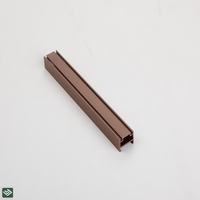 Profils de cadre de meubles en aluminium OEM personnalisés avec usinage CNC, finition anodisée et grain de bois