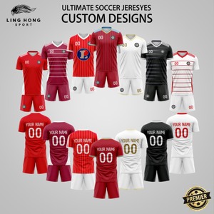 Fabrication en usine de maillots de football unisexes personnalisés de bonne qualité, uniforme d'équipe de club, maillot de football sublimé vintage, été automne, nom du joueur - Product Image 2