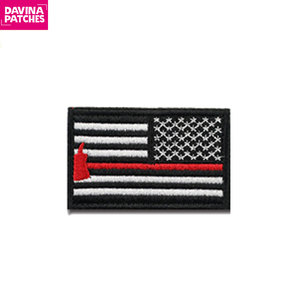 แพทช์ปักลายธงชาติอเมริกัน DAVINA Flowers Embroidery แบบกลับด้าน สำหรับติดบนเครื่องแบบสหรัฐอเมริกา ด้านซ้าย กว้าง 3 นิ้ว ลายปักธง <span class=keywords><strong>Lorn</strong></span> - Product Image 6