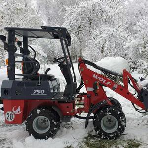 Wolf Bucket Europe Farm Mini <span class=keywords><strong>Loader</strong></span> Populer Produsen Wolf Desain Kompak Baru <span class=keywords><strong>Wheel</strong></span> <span class=keywords><strong>Loader</strong></span> Artikulasi Depan - Product Image 1