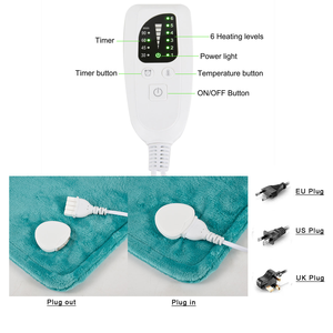 Cuscino Riscaldante per Schiena Completa con Timer Regolabile della Temperatura, Terapia Termica per Alleviare il Dolore, per Ufficio e Casa - Product Image 5
