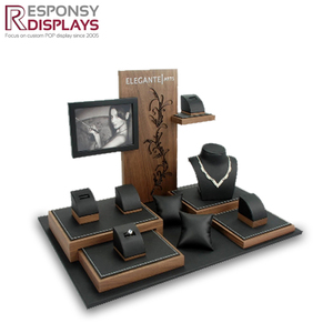 Présentoir de comptoir en acrylique modulaire pour les séries de bijoux et d'accessoires dans les environnements de vente au détail haut de gamme - Product Image 4