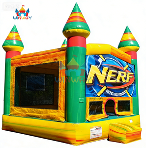 Château gonflable sur le thème de NERF, qualité commerciale, pour les fêtes d'enfants et les événements - Product Image 5