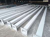Poste de lámpara exterior de acero galvanizado, poste de luz de calle Solar Led, diseño libre del fabricante, 3m, 5m, 6m, 8m, 10m, 12m