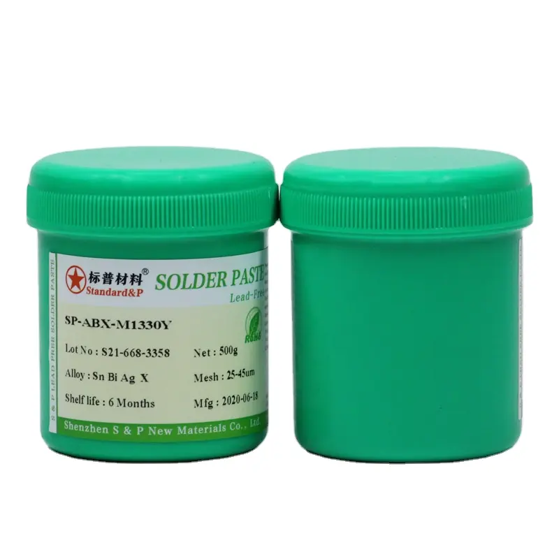 SnBiAg X multi-alloy lead-free low temperature solder paste semiconductor radiator welding halogen-free