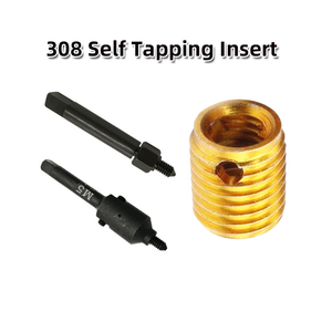 Sợi thép carbon chèn 308 Tự Khai thác chủ đề chèn ốc vít khác ren ống lót bề mặt được mịn màng và thậm Chí - Product Image 2