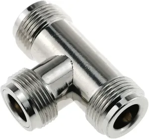 3 Ways N Female to 2 N female T Type RF Coaxial Adapter Connector