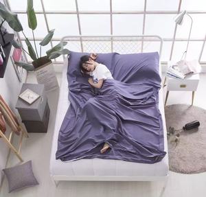 Sacco <span class=keywords><strong>a</strong></span> <span class=keywords><strong>Pelo</strong></span> Tipo Busta in Poliestere 3 Stagioni Traspirante Ecologico Leggero per Campeggio Viaggi Casa Lenzuolo Unisex - Product Image 1