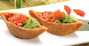 Fábrica profesional precio al por mayor Tofu frito <span class=keywords><strong>Inari</strong></span> para la receta de sushi - Product Image 4