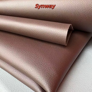 Cuero Sintético de Microfibra PU con Textura Litchi de 1.2MM, Transpirable, Impermeable y Resistente a Desgaste/Arañazos para Interiores de Automóviles y Muebles, MOQ 1 Yarda - Product Image 1