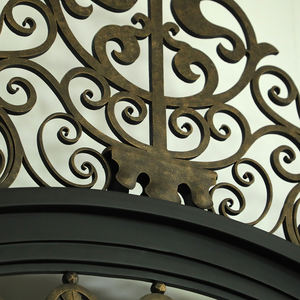 שערים מודרניים בעבודת יד מברזל יצוק, עיצובים של שערי ברזל, שער גינה מברזל לחווה ולבית גן, שער כניסה ראשי - Product Image 3