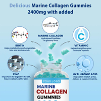 Complément alimentaire pour adultes délicieux, gommes au collagène, peptides de collagène marin hydrolysés, formule personnalisée pour la beauté et la santé des articulations