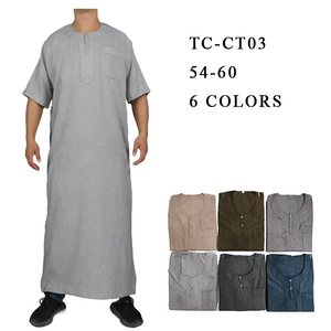 Thobe da Uomo Stile <span class=keywords><strong>Arabo</strong></span> Saudita, Abito Islamico Multicolore, Dishdasha Tradizionale per Uso Quotidiano - Product Image 4