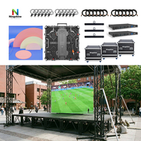 500*500/500*1000 Pantalla LED 4*3M Pantalla Led para interiores y exteriores Pared LED Alquiler Etapa Pantalla Led Pared de video
