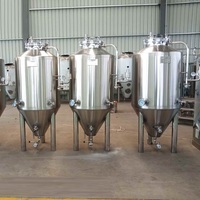 TEKBREW Bir Artesanal 200l Fermentator Baja Tahan Karat 300L Fermentator Isobarik Fermentator Bir 100 liter