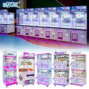 Macchina del gioco della gru dell'artiglio del giocattolo della macchina dei giocattoli farciti cattura della gru rosa a gettoni di EPARK - Product Image 4