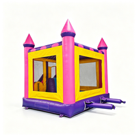 Château gonflable avec toboggan pour enfants, château de saut et structure de jeux gonflables pour fêtes, jardin et divertissement en plein air