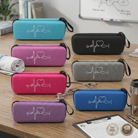 Étui rigide pour stéthoscope avec logo personnalisé, en EVA, portable, antichoc, étanche, sac de transport médical pour médecins et infirmières