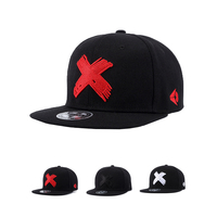 Topi Snapback Kanvas Bordir 3D Cross Ghost Face Terbaru, Model Flat Bill, Hip Hop Sporty, Olahraga Outdoor, Hitam Putih, Beragam Pilihan