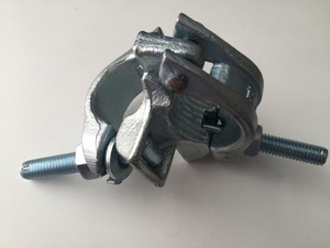 Accessoires de pontage en acier galvanisé : Raccord double pivotant forgé, Raccord à pince fixe, Fixation de tuyaux - Product Image 5