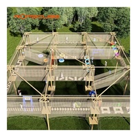 Parc de filet d'escalade extérieur pour enfants | Équipement de parc à thème d'attractions et aire de jeux d'aventure pour enfants