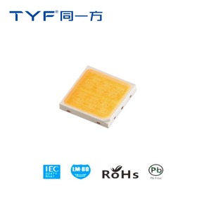 Haute Efficacité 1W 18V 5050 Carré LES SMD LED Chip Blanc Chaud Blanc Naturel <span class=keywords><strong>232</strong></span> <span class=keywords><strong>Lm</strong></span>/W Matériau EMC Haute Efficacité - Product Image 2