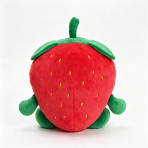 Customized Cute strawberry pillow plush, Cartoon strawberry plushie - Product Image 5